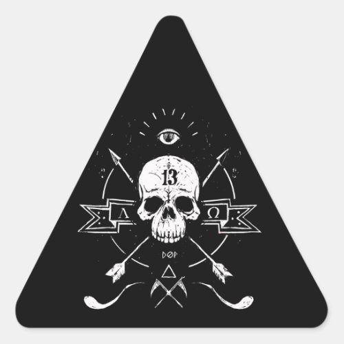 Rigor Mortis Triangle Sticker