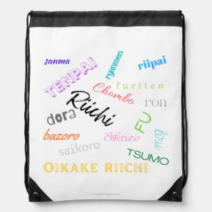 Riichi themed drawstring backpack