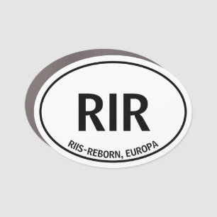 Riis-Reborn Europa Car Magnet