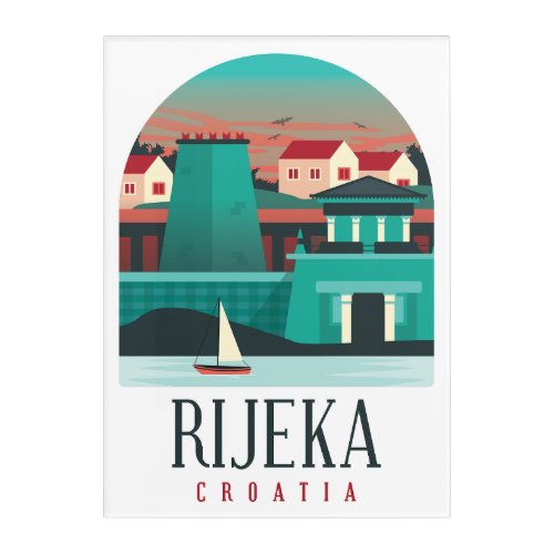Rijeka Croatia Acrylic Print