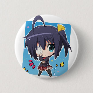 Rikka Takanashi chibi (Chuunibyou_Anime) Pinback Button