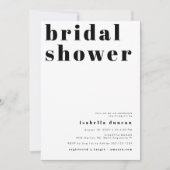 RILEY Bold Bohemian Retro Photo Bridal Shower Invitation (Front)