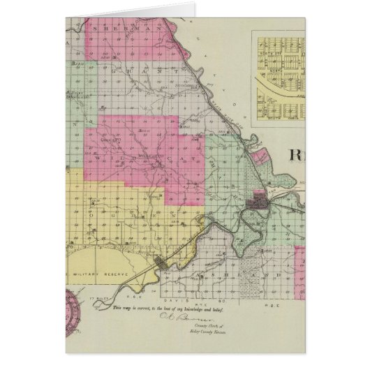 Riley County, Kansas Cards (Front)
