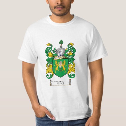 Riley Family Crest _ Riley Coat of Arms T_Shirt