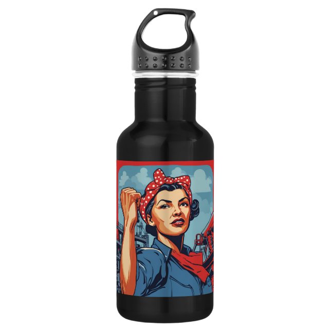 Riley-Rose Stainless Steel Water Bottle (Front)
