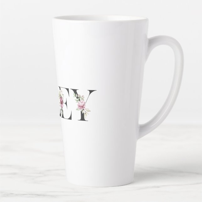 Riley's name. My name is Riley. Latte Mug (Right)