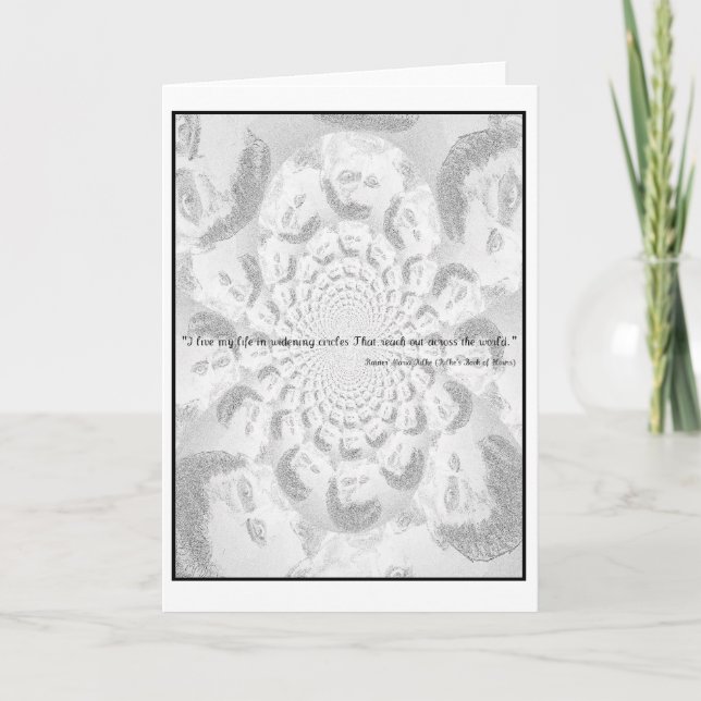 Rilke life card (Front)