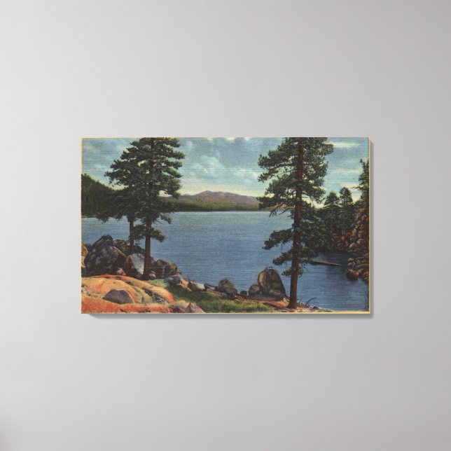 Rim O' the World Drive, West End View Canvas Print (Front)