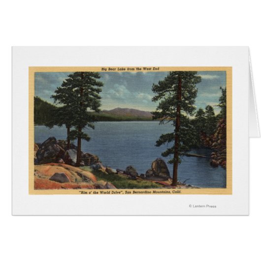 Rim O' the World Drive, West End View Cards (Front Horizontal)