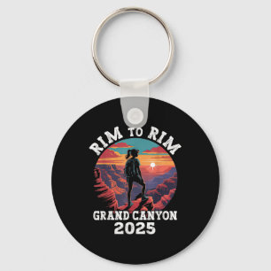 Rim To North Rim Grand Canyon National Park 2025 F Keychain