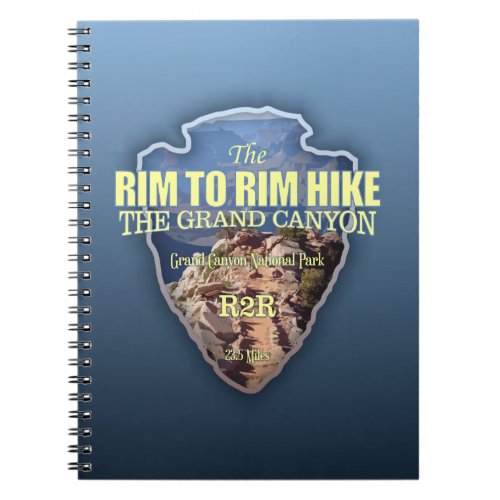 Rim to Rim arrowhead Notebook