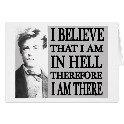 Rimbaud in Hell Cards (Front Horizontal)