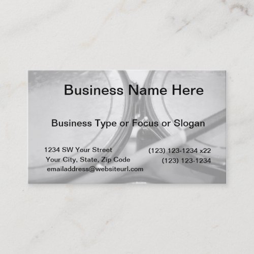 Rims Lug Nut Drumstick Tom picutre Business Card