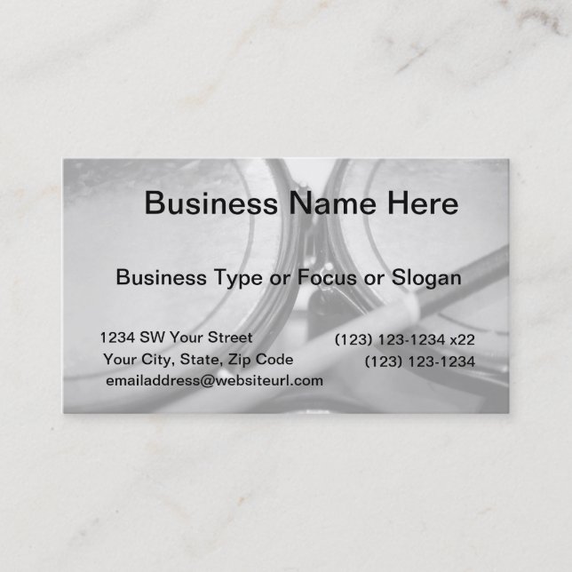 Rims Lug Nut Drumstick Tom picutre Business Card (Front)