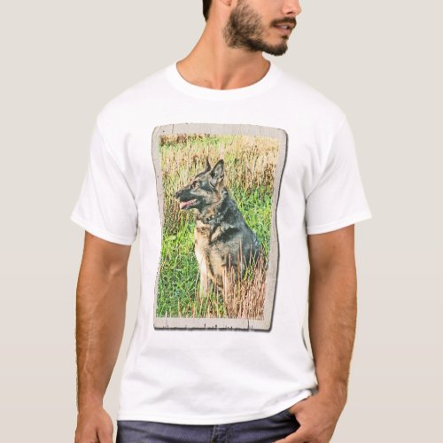 Rin Tin Tin tribute t_shirt