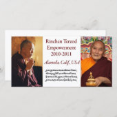 Rinchen Terzod Empowerment Card (Front/Back)