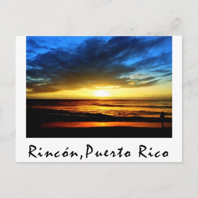 Rincon Beach Puerto Rico Postcard (Front)