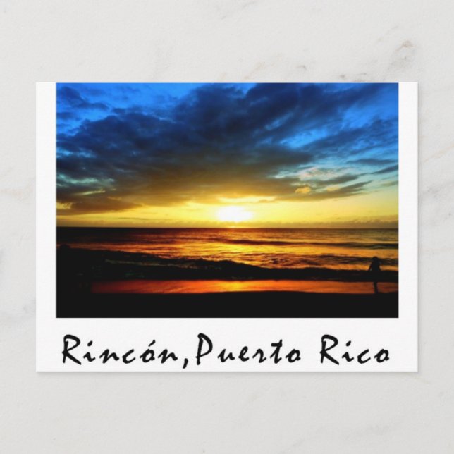 Rincón Beach Puerto Rico Postcard (Front)