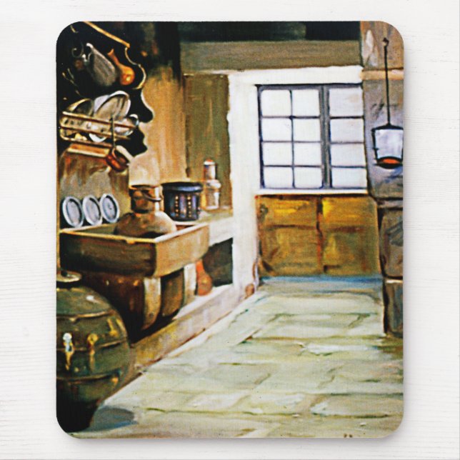 Rincón gallego (Apunte)/Galician nook (Sketch) Mouse Pad (Front)