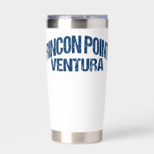 Rincon Point Ventura California Retro Surfing Wave