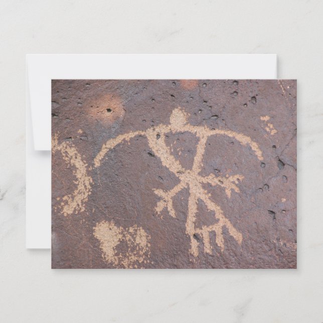 Rinconada Canyon Petroglyph Note Card (Front)