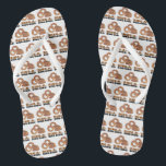 Ring-a-Ding-Ding Bride Bachelorette Funny Gag Gift Flip Flops<br><div class="desc">Design features an original marker illustration of tasty golden brown fried onion rings, with RING A DING DING in a fun font. Great for a bride, bridal shower, wedding, engagement or funny bachelorette party gift! Don't see what you're looking for? Need help with customization? Click "contact this designer" to have...</div>