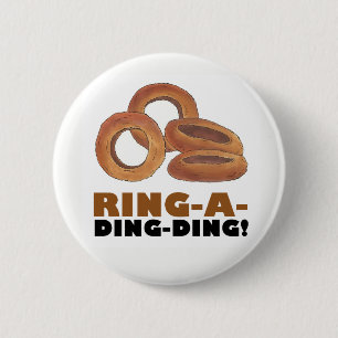 Ring-a-Ding-Ding Bride Engagement Bachelorette Button