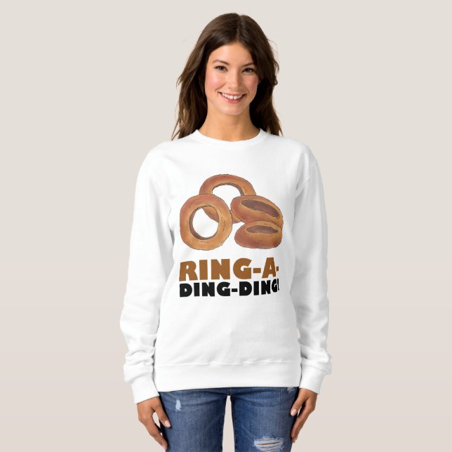 Ring-a-Ding-Ding Bride Engagement Bachelorette Sweatshirt (Front Full)