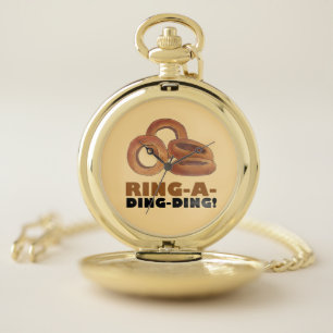 Ring-a-Ding-Ding Groom Wedding Engagement Congrats Pocket Watch