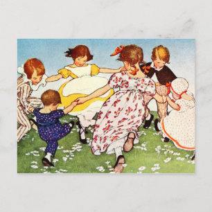 Ring a Ring o' Roses Postcard