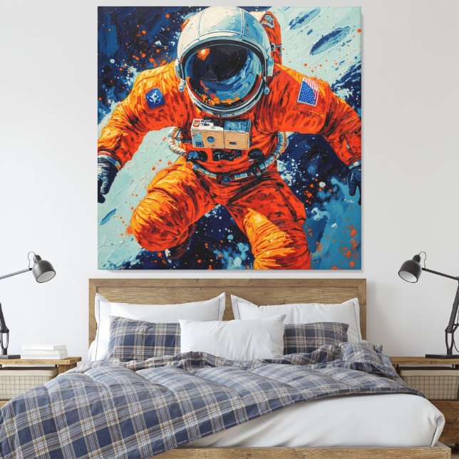 Ring Around the Moon-12 Canvas Print (Insitu(Bedroom))