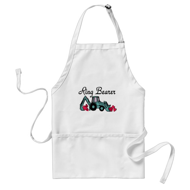 Ring Bearer Backhoe Adult Apron (Front)
