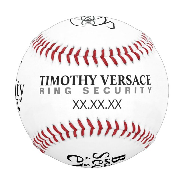 Ring Bearer Baseball (Back)