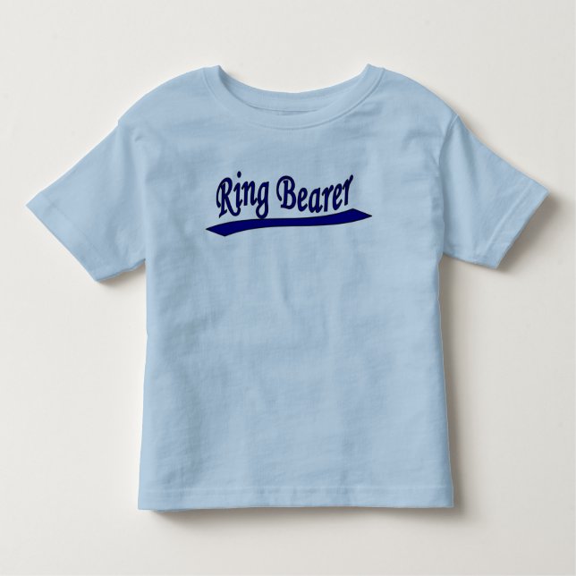 Ring Bearer BaseBall Shirt (Front)