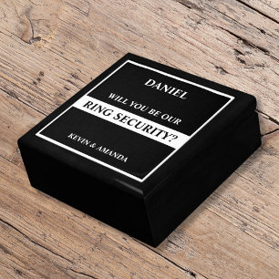 Ring Bearer Be Our Ring Security Gift Box