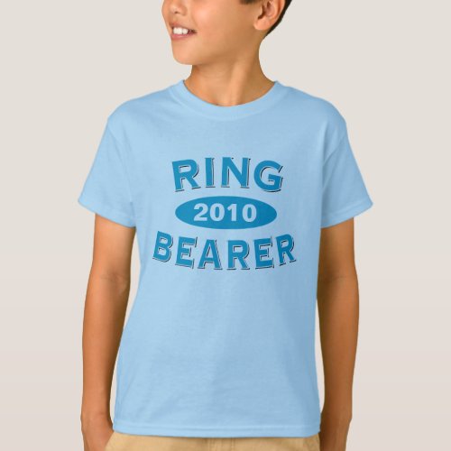 Ring Bearer Blue Arc 2010 T_Shirt