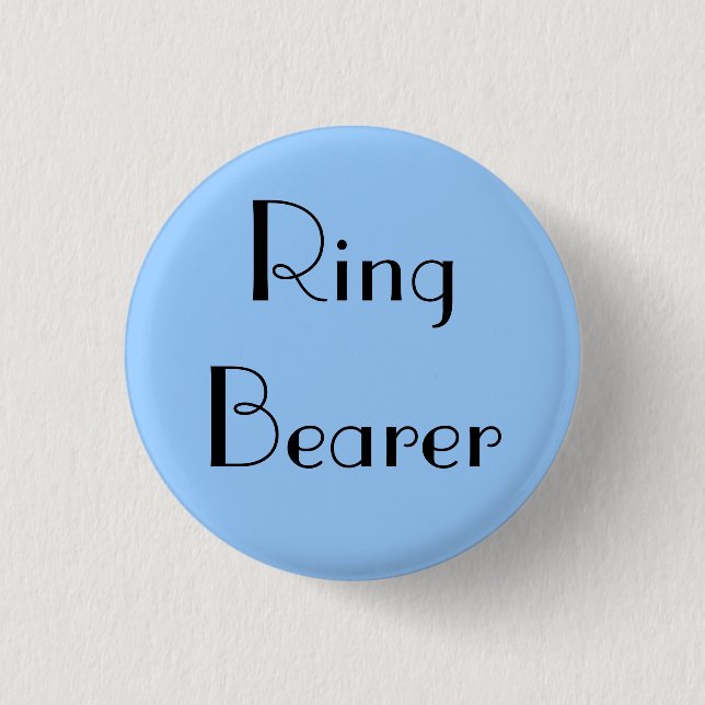 Ring Bearer Button (Front)