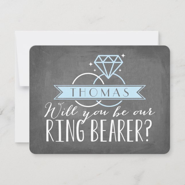 Ring Bearer Card | Groomsman (Front)