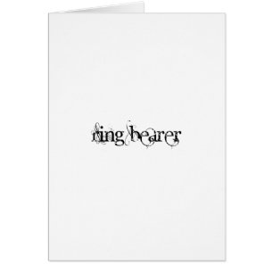 Ring Bearer Cards