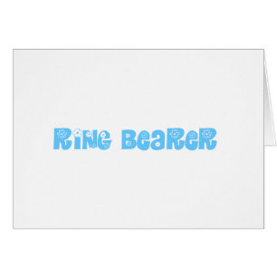 Ring Bearer Cards