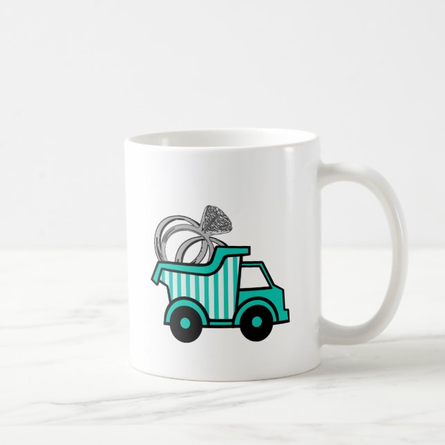 Ring Bearer Dump Truck Coffee Mug (Right)