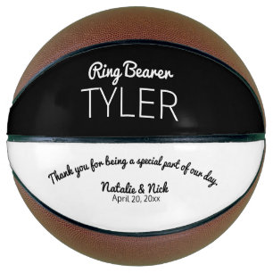 Ring Bearer Gift Keepsake Basketball