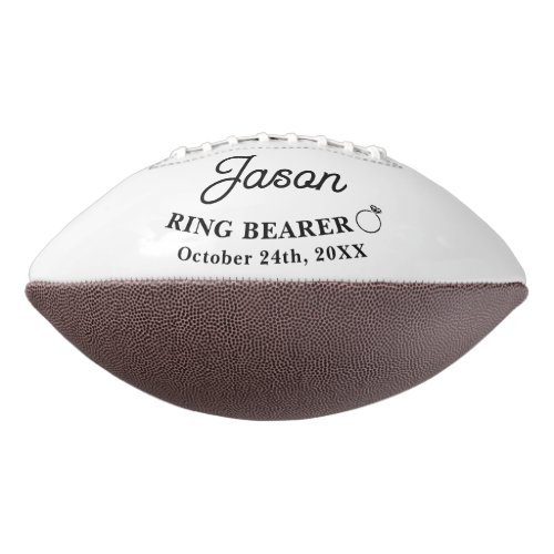 Ring Bearer Gift Ring Bearer Proposal Ideas Football