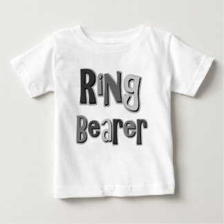 Ring Bearer Gray Baby T-Shirt
