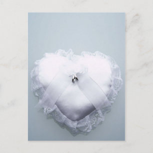 Ring Bearer Heart Pillow Postcard