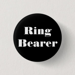 Ring Bearer Pinback Button