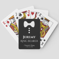 Ring Bearer Playing Cards Wedding Gift