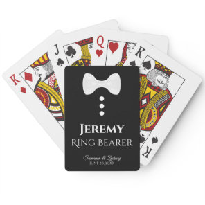Ring Bearer Playing Cards Wedding Gift