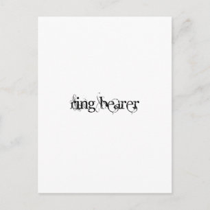 Ring Bearer Postcard