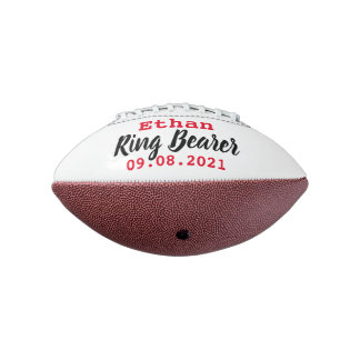 Ring Bearer Proposal Gift Mini Football
